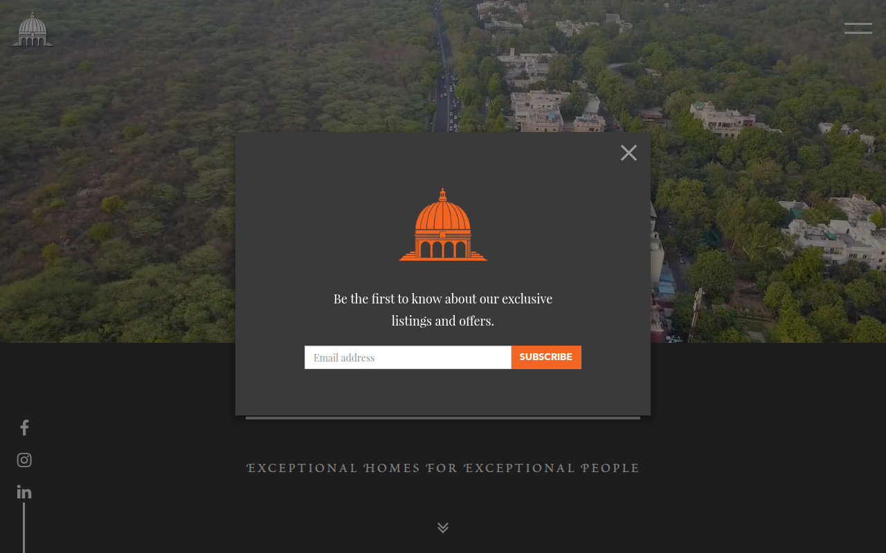 DOMUS brand website screenshot