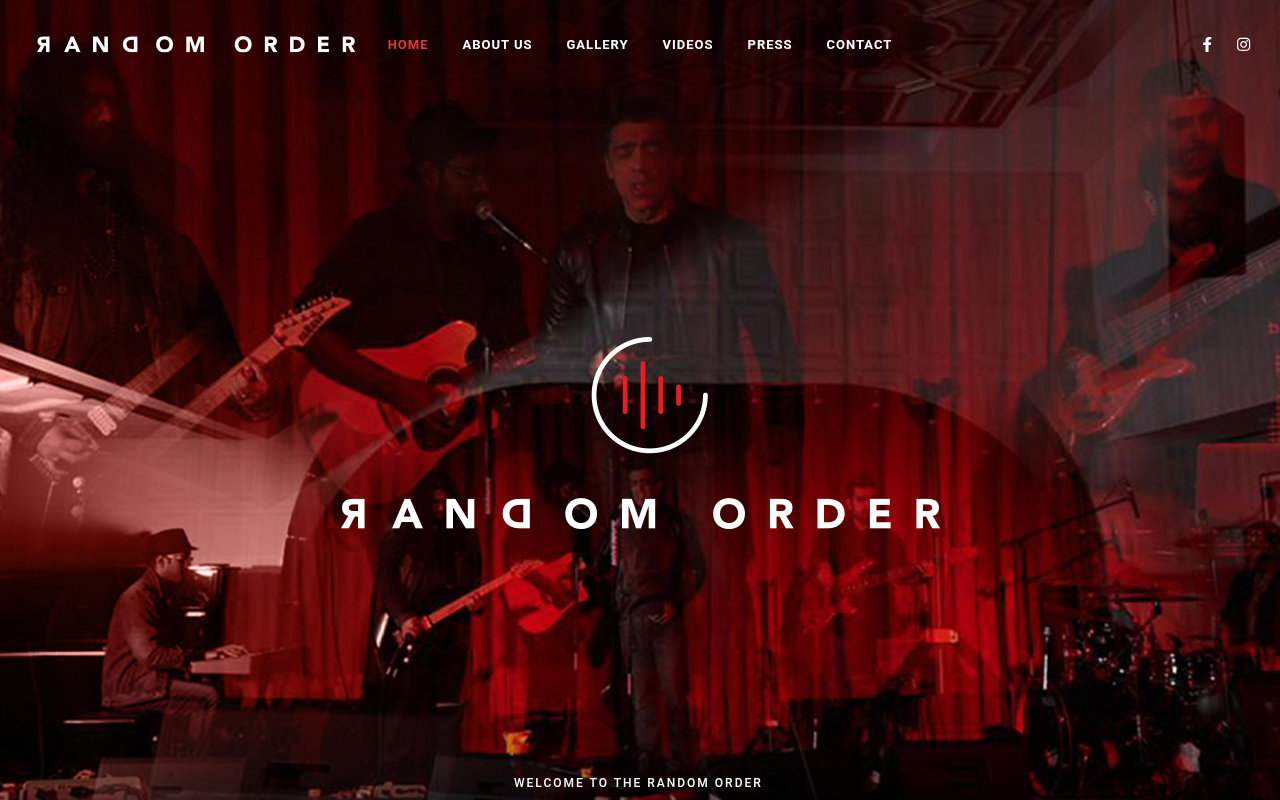 Random Order WordPress site screenshot